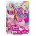 Barbie Dreamtopia Księżniczka Zakręcone pasemka HNJ06 MATTEL