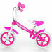 Rowerek biegowy Dragon z hamulcem różowy pink MILLY MALLY