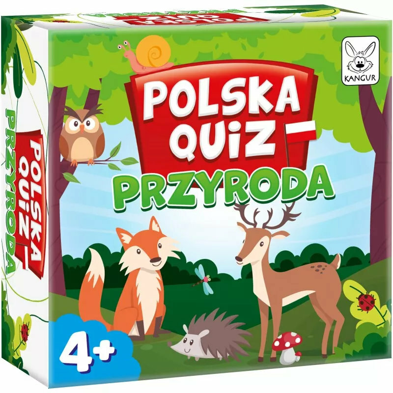 Quiz Przyroda Klasa 4 Dział 5 Gra Polska Quiz. Przyroda 4+ Kangur - Panda