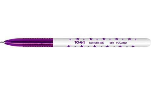Długopis S-Fine fioletowy p30. TOMA (cena za 1szt)