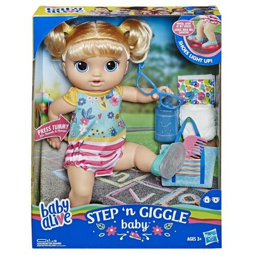 Baby alive step and giggle discount