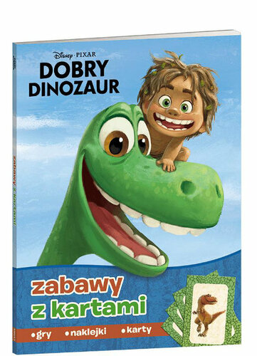 Książka Dobry Dinozaur Zabawy z kartami FBD-2 AMEET