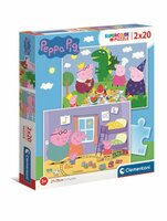Clementoni Puzzle 2x20el Peppa Pig. Świnka Peppa 24778