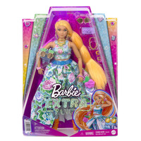 PROMO Barbie Lalka Extra Fancy kwiatowa + kotek HHN14 HHN11 MATTEL p4