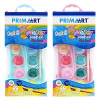 Farby akwarelowe 12 kolorów + pędzelek pastel PRIMA ART mix cena za 1 szt