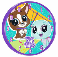 Zegar ścienny 25cm Little Pet Shop LPS17015 Kids Euroswan