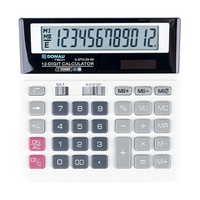 Kalkulator biurowy Donau Tech K-DT4125 12 cyfr, funkcja pierwiastka biało-czarny