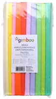 Bibuła marszczona GIMBOO w rolce 10 sztuk mix kolorów pastel, cena za op