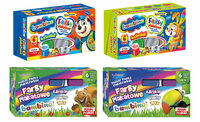 Farby plakatowe 6 kolorów 20ml Brokat Standard MAJEWSKI mix cena za 1 szt p10