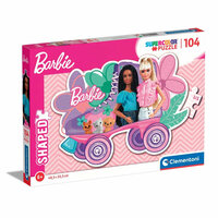 Clementoni Puzzle 104el shaped Barbie 27164