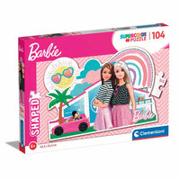 Clementoni Puzzle 104el shaped Barbie 27163