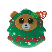 Maskotka poduszka TY Squish-a-Boos EVERETT mis w przebraniu choinki 30cm 39406