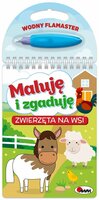 Książeczka Maluję i zgaduję. Zwierzęta na wsi
