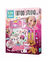 Tatoo Studio zestaw do stylizacji + tatuaże, brokat i akcesoria Zwierzęta STN 7595