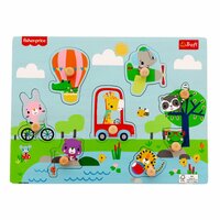 Puzzle medium Fisher Price Zabawka drewniana 61628 Trefl