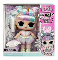 Lalka LOL Surprise Big Baby Hair Hair Hair Doll - Unicorn 579717