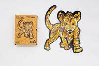 PROMO Puzzle drewniane Simba lwiątko PuzA3-00751