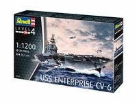 Model do sklejania 65824 USS Enterprise CV-6 - Model Set Revell