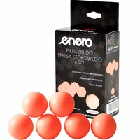 Piłeczki do tenisa stołowego 6szt pomarańczowe ENERO 580512