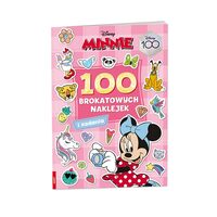 Książeczka Minnie 100 brokatowych naklejek NB-9101