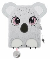 Pamiętnik z kłódką 3D włochacz A5 96k Koala Bambino Premium