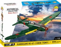COBI 5740 Historical Collection WWII Samolot myśliwski Kawasaki KI-61-I Hein (Tony) 324 klocki