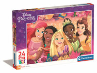 Clementoni Puzzle 24el Maxi Księżniczki. Princess 24241