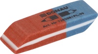Gumka wielofunkcyjna DONAU, 40x14x8mm, niebiesko-czerwona p80 cena za 1szt
