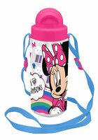 Bidon butelka na wodę 500ml z paskiem Tritan Myszka Minnie Minnie Mouse 840364 Kids Euroswan