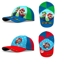 Czapka z daszkiem Super Mario bawełna BAM-SMAR-023 Kids Euroswan 2wz, mix cena za 1 szt
