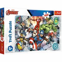 Puzzle 100el Sławni Avengers. Marvel 16454 Trefl