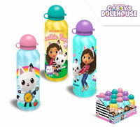 Bidon aluminiowy 500ml Koci Domek Gabi. Gabby's Dollhouse 3 wzory GD00009 Kids Euroswan mix cena za 1 szt