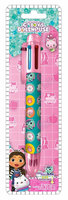 Długopis 6 kolorów Koci Domek Gabi. Gabby's Dollhouse GD00027 Kids Euroswan
