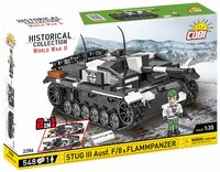 COBI 2286 Historical Collection WWII Działo StuG III Ausf.F/8 & Flammpanzer 536 klocków