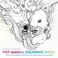 Książeczka Pop manga Coloring book