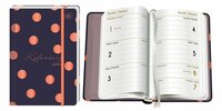 PROMO Kalendarz 2024 książkowy B6 Metallic Pink Dot