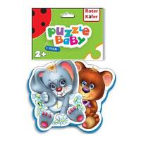 Baby puzzle piankowe Niedźwiedź Królik RK1101-04
