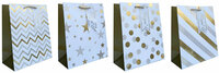 Torebka ozdobna prezentowa JP 620C 18x23x10cm mix cena za 1 szt