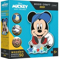 Puzzle drewniane 50el Disney. W świecie Mickey 20199 Trefl