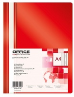 Skoroszyt OFFICE PRODUCTS, PP, A4, miękki, 100/170mikr., czarny p25, cena za 1 szt