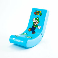 X Rocker Oficjalnie licencjonowany Nintendo Video Rocker - Super Mario ALL-STAR Collection Luigi 2020098 promo fotel gamingowy