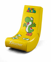 X Rocker Oficjalnie licencjonowany Nintendo Video Rocker – kolekcja Super Mario ALL-STAR Yoshi 2020095 promo fotel gamingowy