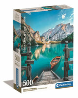 Clementoni Puzzle 500el Compact Braies Lake 35538