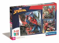 Clementoni Puzzle 3x48el SuperColor square Marvel Spiderman 25316