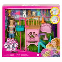 Barbie Plac zabaw piesków + Stacie Zestaw filmowy HRM10 MATTEL