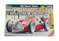 Model samochodu do sklejania Alfa Romeo Alfetta 1:24 D-222 + farby, pędzelki, klej
