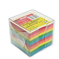 Kostka biurowa 720 kartek w pudełku 85x85x70mm intensywne kolory KB-25
