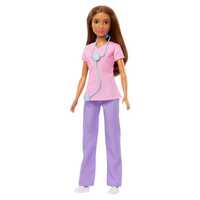 PROMO Barbie Lalka podstawowa kariera, pielęgniarka FWK89 HBW99 MATTEL