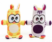 EPEE Dublusie dwustronna maskotka żyrafa / zebra 600042