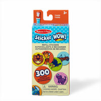 MELISSA Sticker WOW! Zestaw 300 naklejek uzupełniających Tygrys 50204